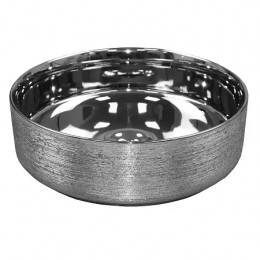 AZ-3134-ST-S раковина накладная/подвесная дизайн под металл хром Размер 355*355*120мм