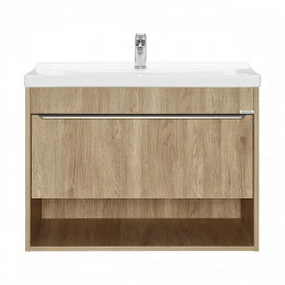 Хоуп Тумба-умывальник 80/1 Орех (БЕЗ Умывальника Миранда-80)