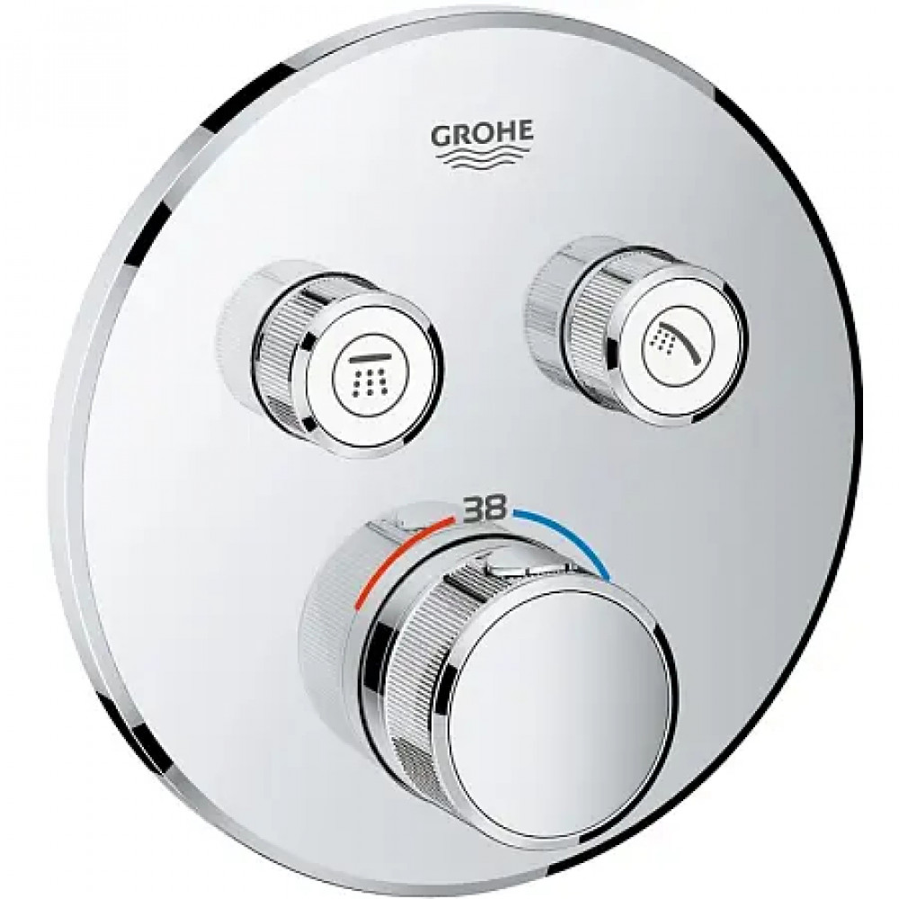 29119000 Grohtherm SmartControl Термостат для встраиваемого монтажа на 2 выхода
