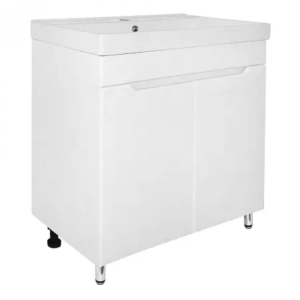 Комплект тумба Палермо 70Н (710*465*880) напольная с раковиной Tempo 70