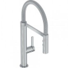 E23310-CP SPIRALE Смеситель для кухни с вытяжным изливом, хром