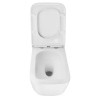 AZ-5104T-WHT VATER Унитаз подвесной с системой смыва Tornado в комплекте с быстросъемным сиденьем микролифт, дюропласт 520*360*350mm