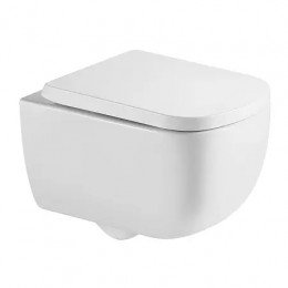 CAMPO Унитаз подвесной с сиденьем микролифт, дюропласт. Размер:510*360*365mm