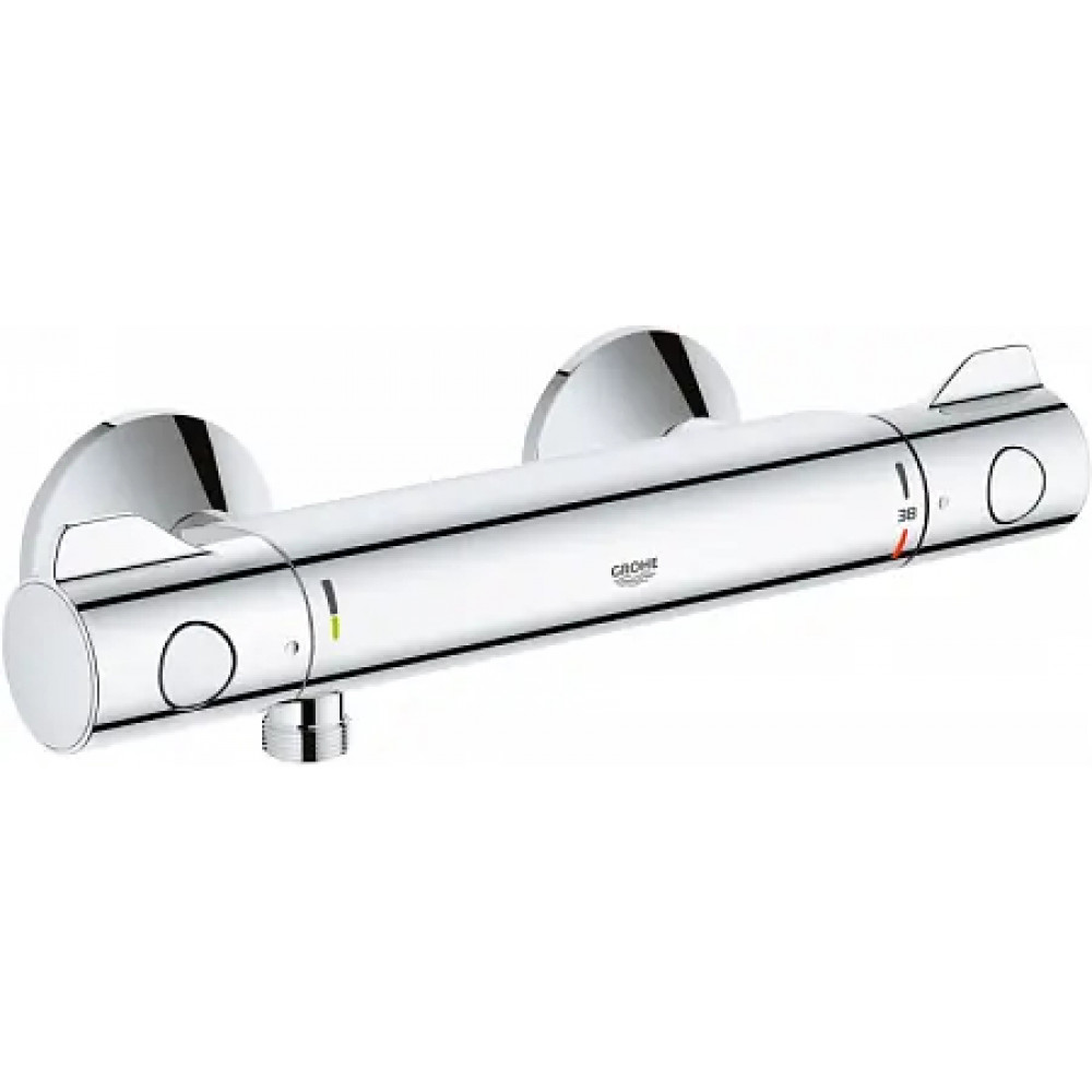 34566001 Grohtherm 800 Термостатический смеситель для душа с душевым гарнитуром New Tempesta II, душевая штанга 900 мм, хром