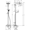 27298000 Crometta E 240 1jet Showerpipe душевая система для ванны
