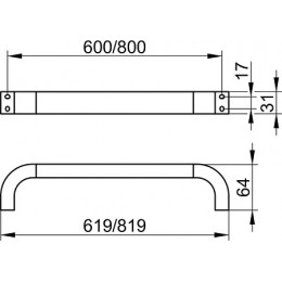 30001010600 Edition 300 Полотенцедержатель 60 см