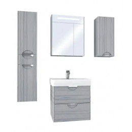 СИЛЬВА 60 ЗЕРКАЛО-ШКАФ (Дуб Фьорд)