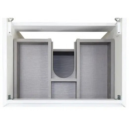 Комплект тумба Velluto 60 (60*60*450) подвесная с раковиной Слим 60