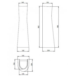 Пьедестал Соната бел.