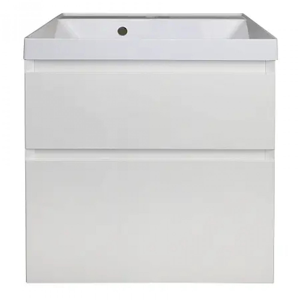 Комплект тумба Velluto 60 (60*60*450) подвесная с раковиной Слим 60
