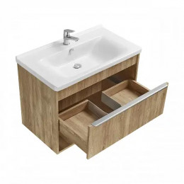 Хоуп Тумба-умывальник 80/1 Орех (БЕЗ Умывальника Миранда-80)