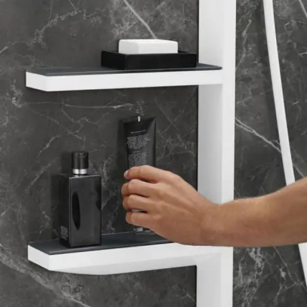 26842700 Rainfinity Showerpipe 360, скрытого монтажа, матовый белый  (нужна СЧ 26840180)
