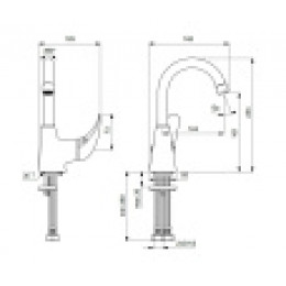 BA364AA ORION Смеситель для умывальника