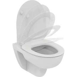 T467601 i.life A Сидение и крышка для унитаза с функцией плавного закрытия, дюропласт, с функцией fast fix (легкосъемное)