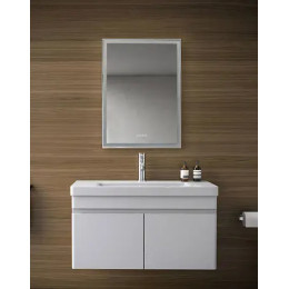 AZARIO зеркало-шкаф Киото 50 (535*750) правый, сенсор, часы, тепл/холод свет