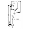 26584400 Croma Select Е Душевой набор Croma Select E 1jet Unica 0.65м