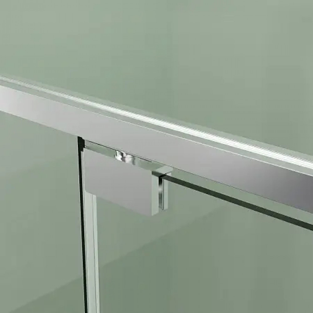 AZ-J50-90-MGR-CL Душевое ограждение MALE SQR-90х90х195-MGR-CL, прозрачное стекло 6 мм, профиль матовый графит