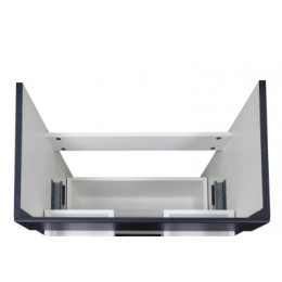 Комплект Тумба Эстима 60/2Н напольная с раковиной Астория 60 Графит