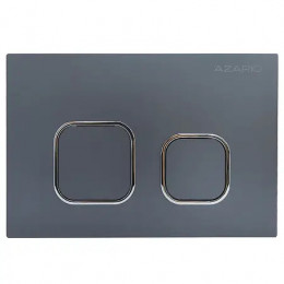 AZARIO NEW-TS Клавиша смыва AZ-ABS-002-GG САТИН (квадратная) пластик, 245х162,5х28,3мм (инст. AZ-G12 и AZ-TS006T)