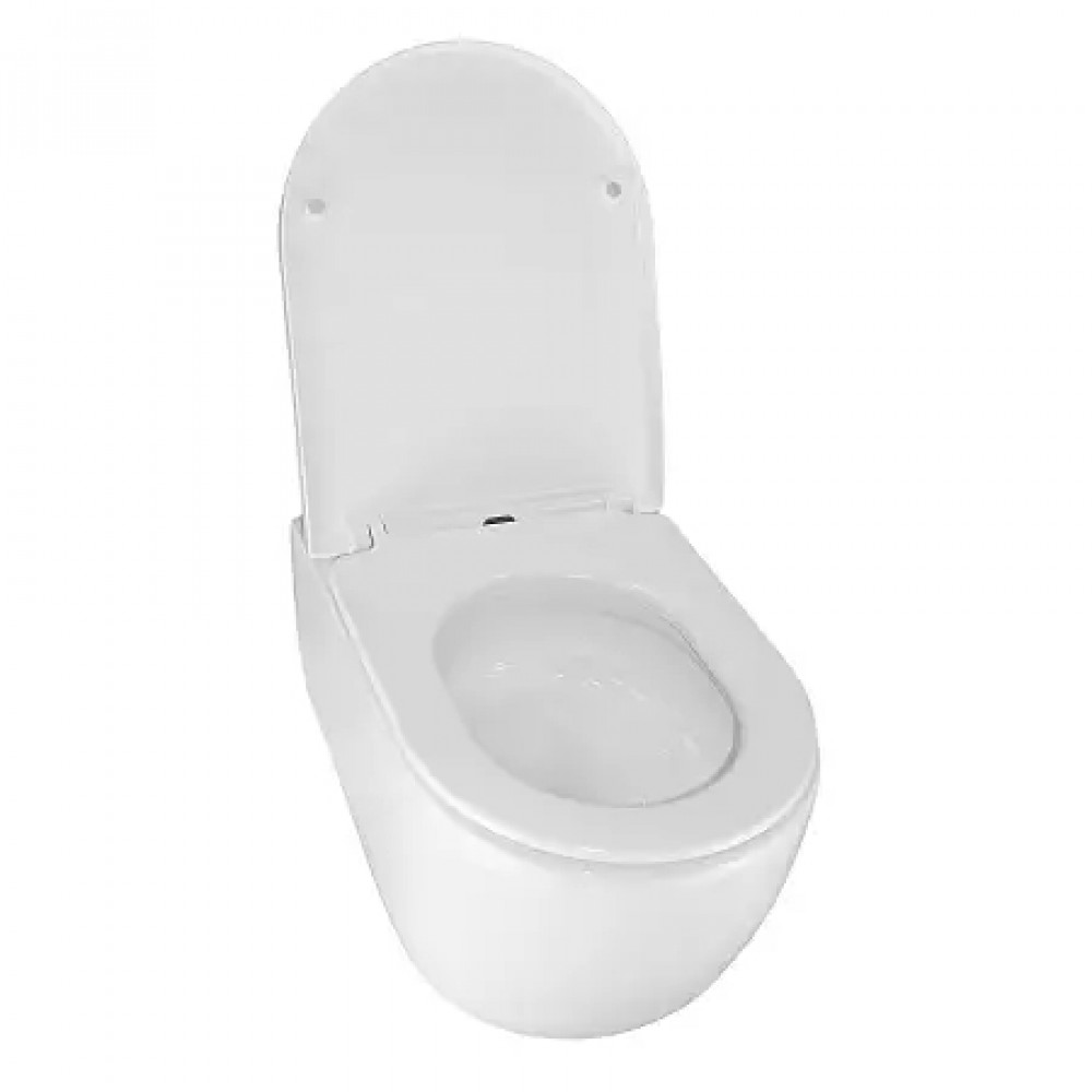 NEMI Унитаз подвесной с сиденьем микролифт, дюропласт. Размер:530*360*360mm