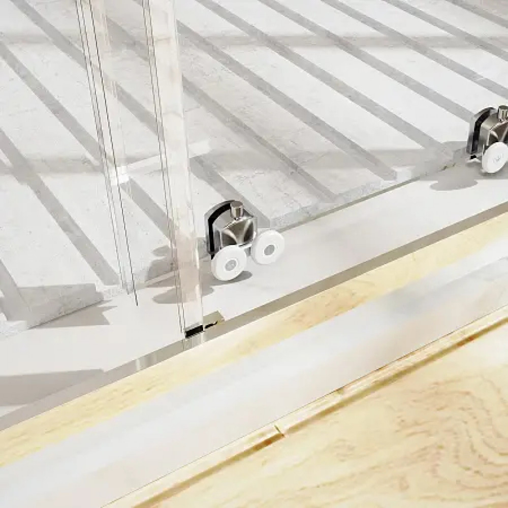 AZ-362K2-170-MGR-CL Душевое ограждение TOKYO DRO-170х195-MGR-CL, прозрачное стекло 6 мм, профиль матовый графит