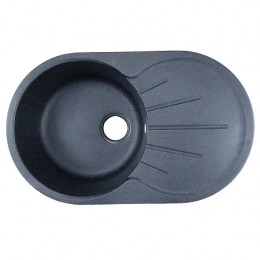 AZARIO кухонная мойка Perla (730x450x190) Чёрная (сифон)