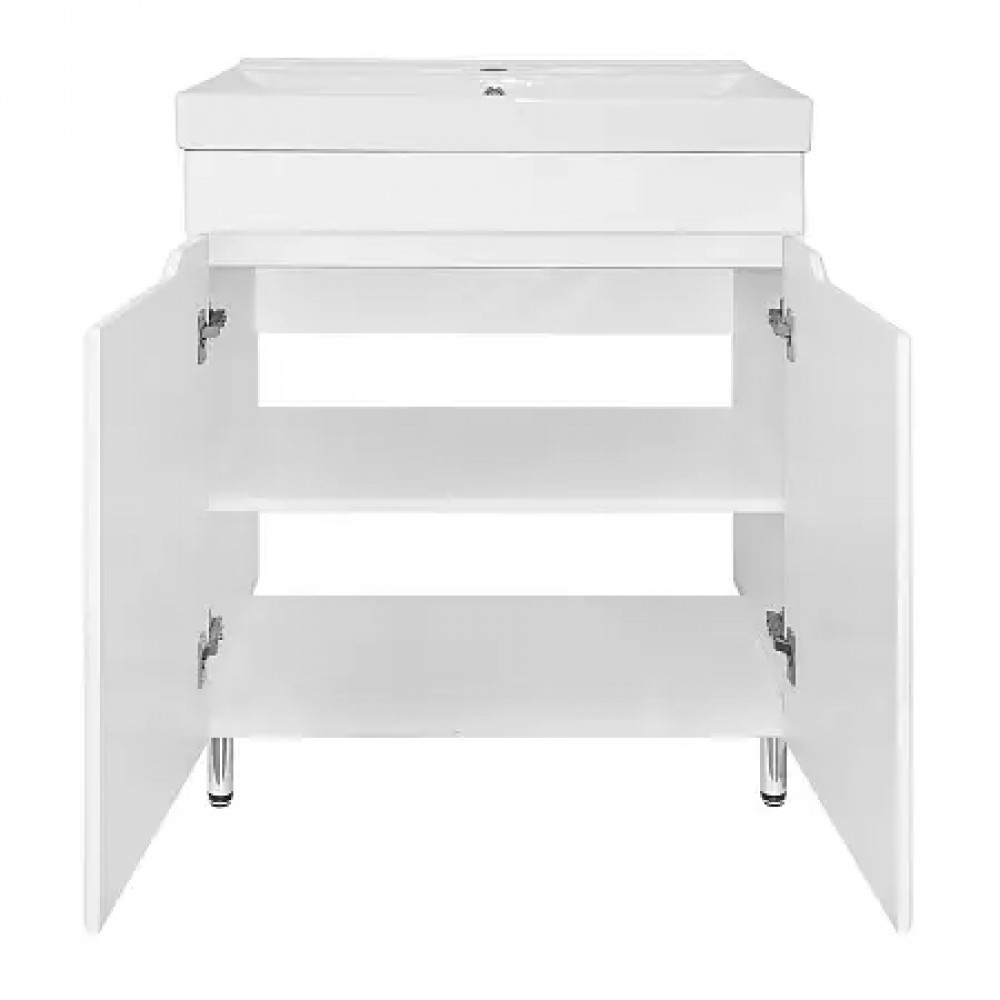 Комплект тумба Палермо 70Н (710*465*880) напольная с раковиной Tempo 70