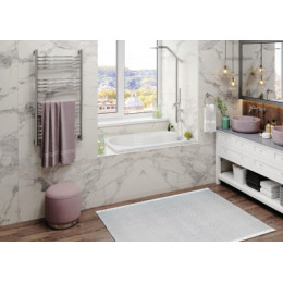 NIKE Ванна акриловая прямоугольная, без панели и каркаса, 120х70 см, белая