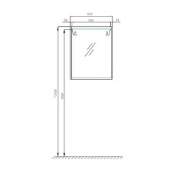 Зеркало-шкаф Нортон 65