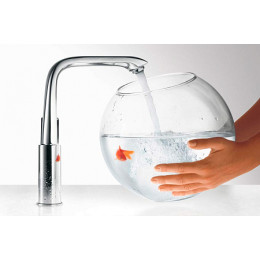 31087000 Metris Смеситель для раковины 230, однорычажный, поворотный излив