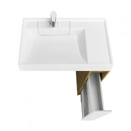 Лондри 20 Тумба без фасада под с/маш Дуб рустикальный