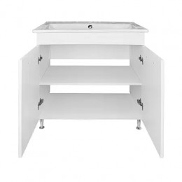 Комплект Тумба Дина 75 с раковиной Элина 75 (2 места)