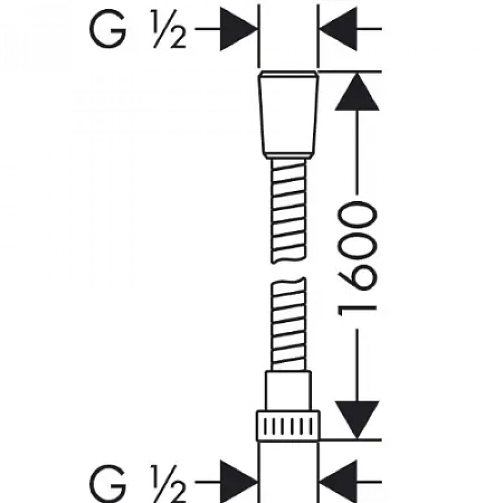 28266000 Шланг Metaflex 1,60 м, ½’