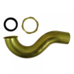 Сифон без выпуска для ванны и душ. поддона G 1 1/2 х 40 латунь, AZARIO, AZ-113-Br