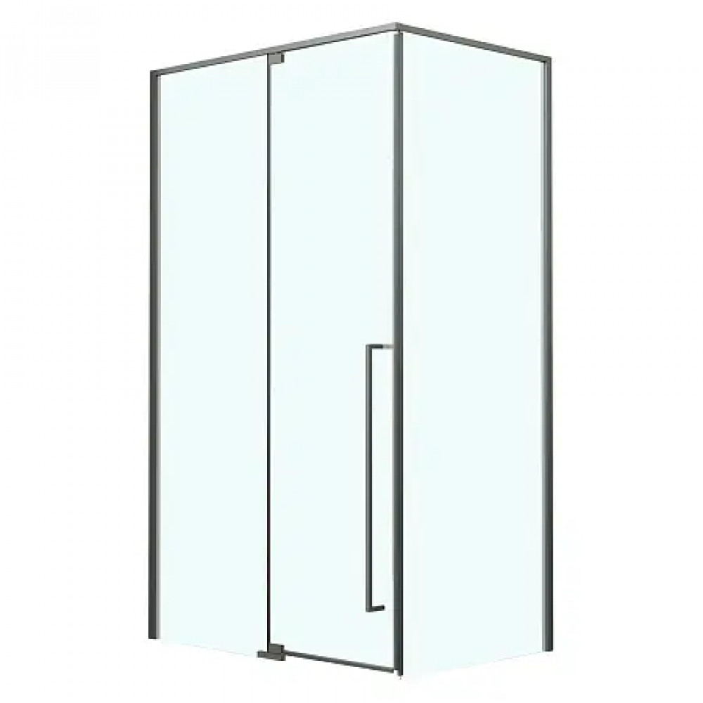 AZ-J50-90-MGR-CL Душевое ограждение MALE SQR-90х90х195-MGR-CL, прозрачное стекло 6 мм, профиль матовый графит