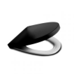 VICTORIA NORD Сиденье с черной крышкой микролифт