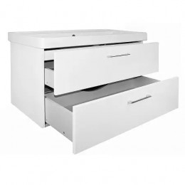 Комплект Тумба Ника 90 (900х475х560) подвесная с раковиной Monte 90