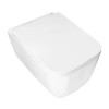 AZ-5104T-WHT VATER Унитаз подвесной с системой смыва Tornado в комплекте с быстросъемным сиденьем микролифт, дюропласт 520*360*350mm