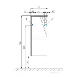 Сакура Шкафчик с корзиной Ольха Наварра/Белый глянец