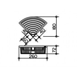 24944010100 Universal Корзинка для губки угловая
