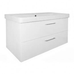 Комплект Тумба Ника 90 (900х475х560) подвесная с раковиной Monte 90