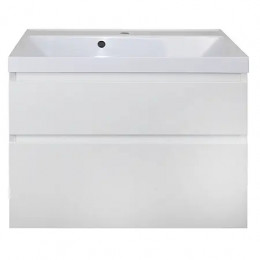 Комплект тумба Velluto 80 (800*660*450) подвесная с раковиной Слим 80