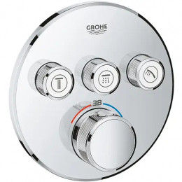 29121000 Grohtherm SmartControl Термостат для встраиваемого монтажа на 3 выхода