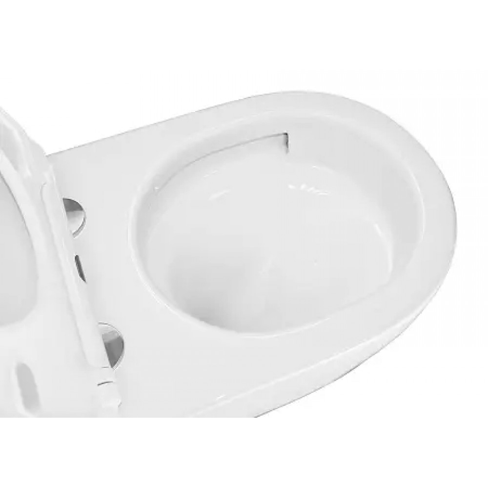 NEMI Унитаз подвесной с сиденьем микролифт, дюропласт. Размер:530*360*360mm