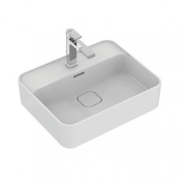T296601 STRADA II Vessel Умывальник 50 см с полочкой для монтажа смесителя, для монтажа с мебелью