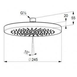 Набор 5 в 1 KLUDI Zenta с термостатом