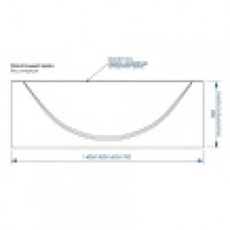 Экран для ванны «ALBERTO»1700
