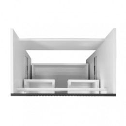 Тумба HARMONIA 60/2Н ГРАФИТ напольная БЕЗ РАКОВИНЫ ЛЮНОКС 60