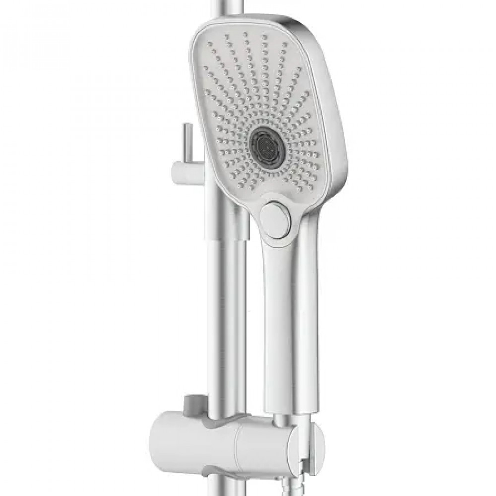 Conda Душевая система с квадратным тропическим душем, сатин