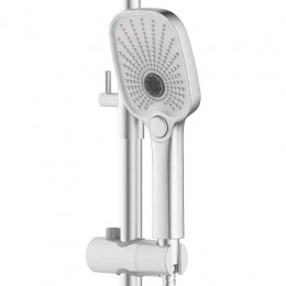 Conda Душевая система с квадратным тропическим душем, сатин